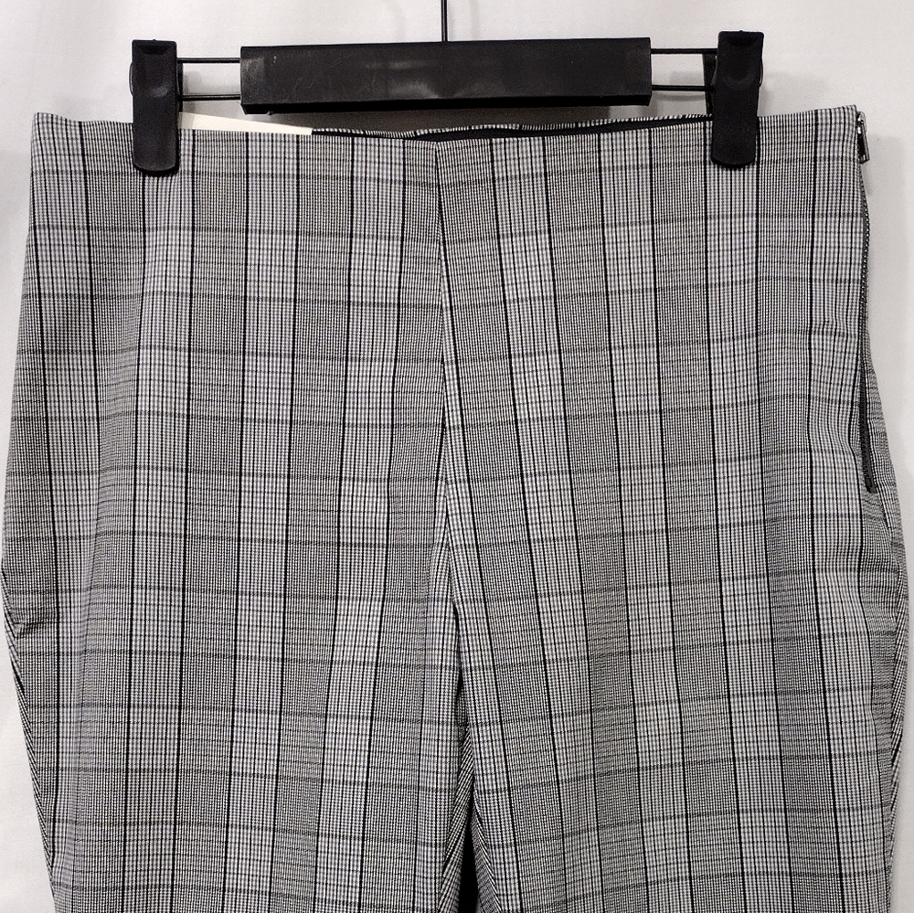 NWT A New Day Plaid Skinny Ankle Pants Women's 6 Gray Office Career Retro Y2K - Picture 3 of 12